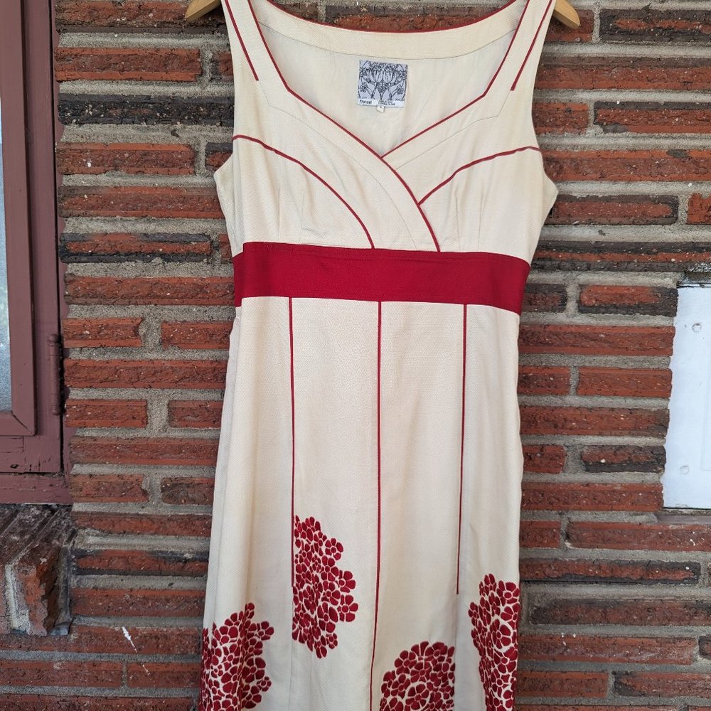RARE Anthropologie Floreat “Coral Way” Dress